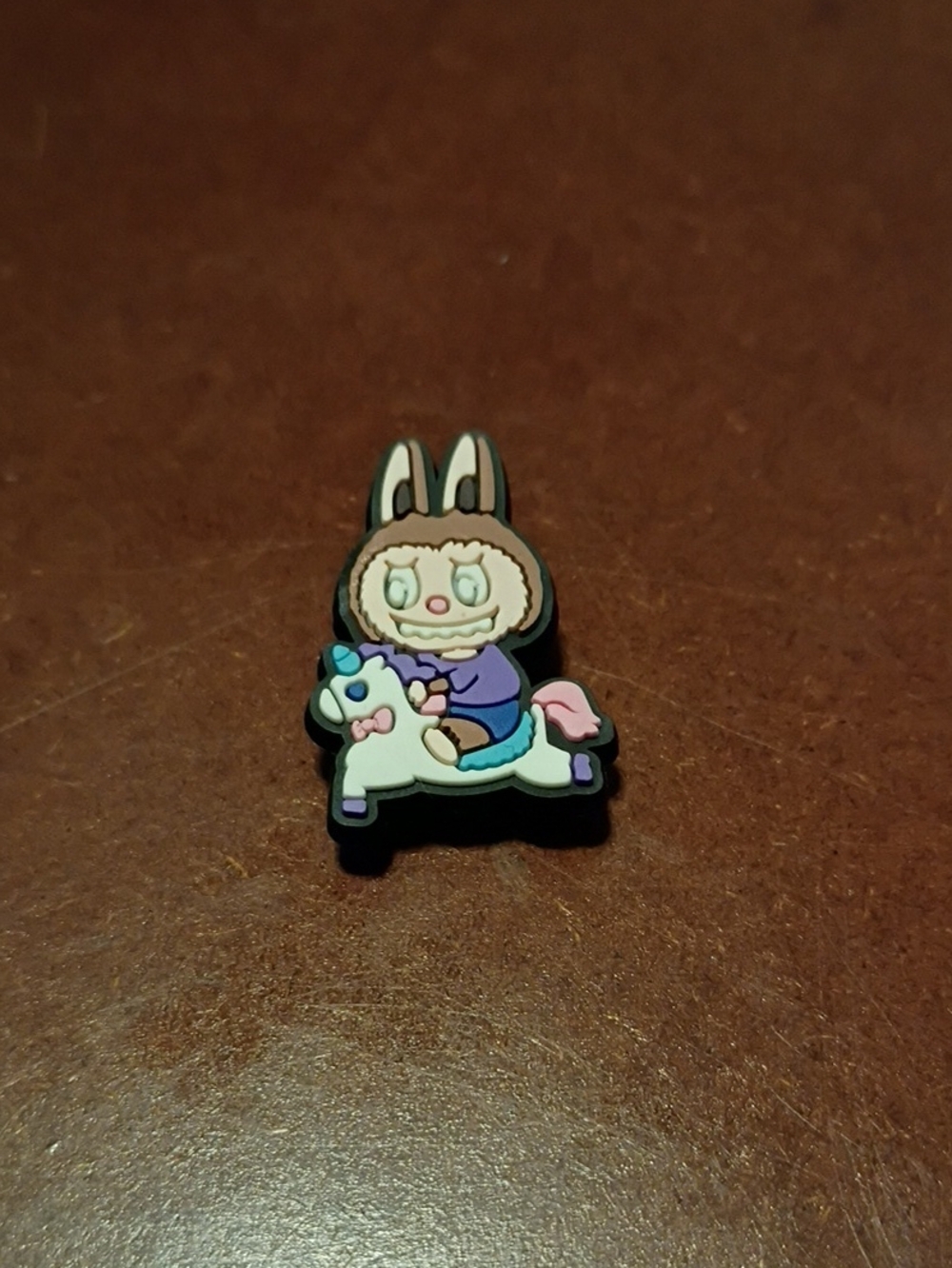 10 for $10 Jibbitz Croc Charm - Labubu Monster Brown w/ Purple Shirt & Unicorn 5